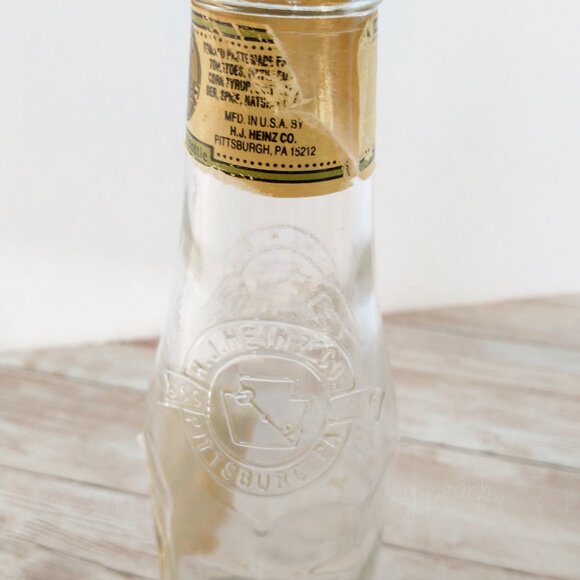 Heinz Glass Ketchup Bottle 120th Anniversary Limited Edition Vintage 1869-1989 - Picture 11 of 13